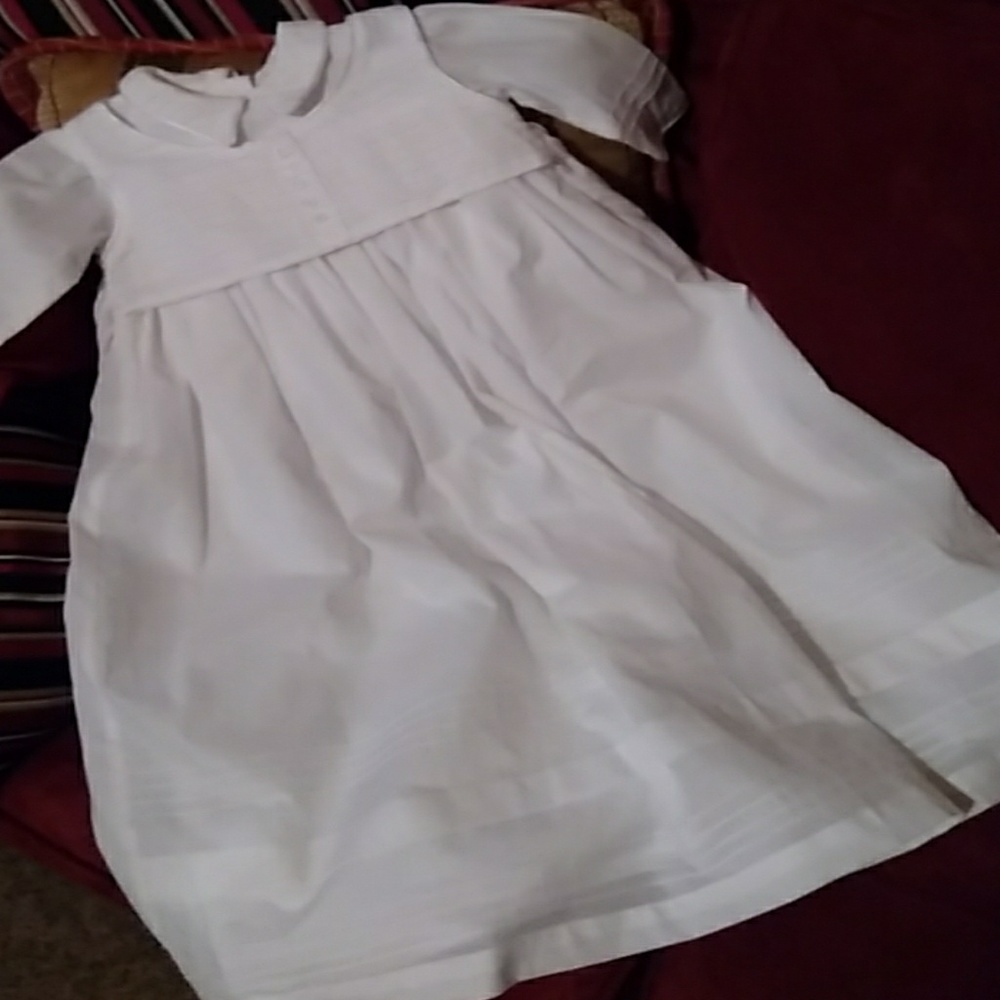 Baptism dress, size 3 months.White.